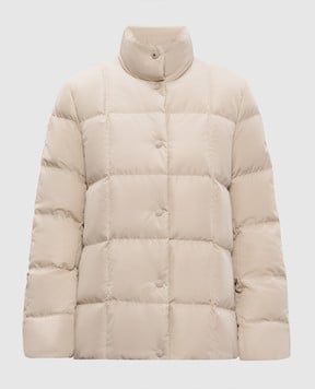 Moncler Бежевая пуховая куртка Cochevinne K20931A00067598HW