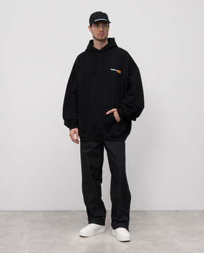Vetements Чорне худі Vetements.com UA66HD760B