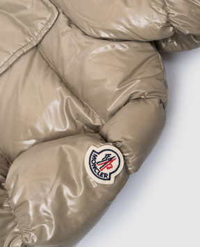 Moncler ENFANT Дитячий бежевий пуховик Bellevue J29541C000155963V1214