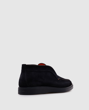 Santoni Синие замшевые дезерты MGDG17823OOTEGEX