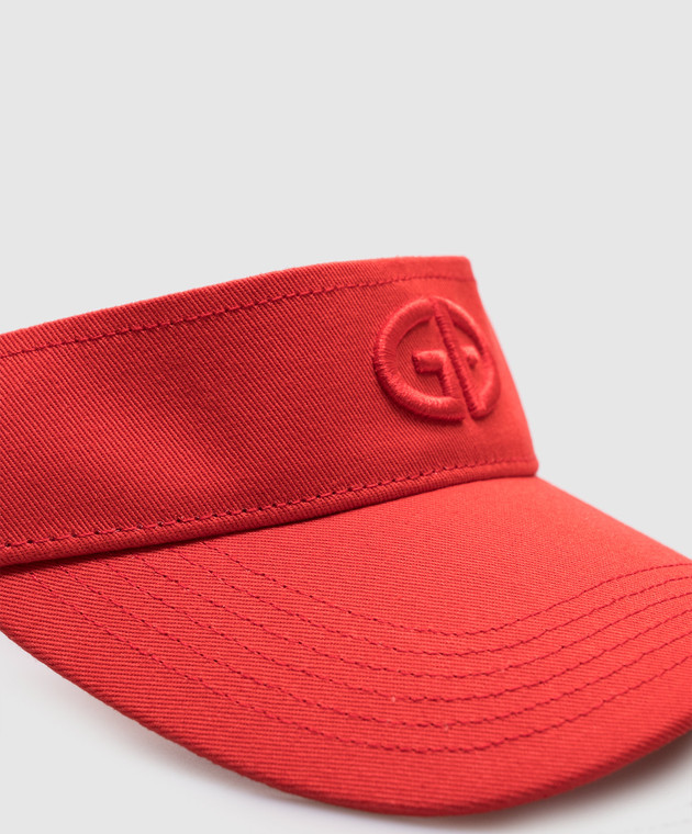 Goldbergh Красный козырек с вышивкой монограммы логотипа GB61102251 изображение 4