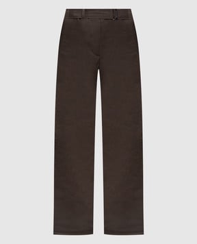 Magda Butrym Штани кольоу хакі PANTS01101425
