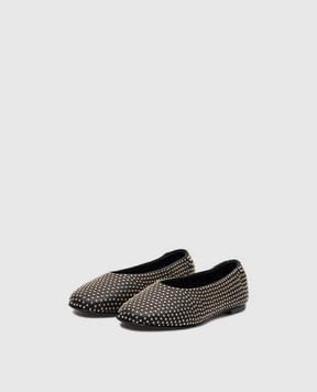 Simkhai Черные кожаные балетки Eden 524S010STUD