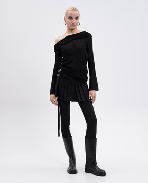 Ann Demeulemeester Черная юбка-плиссе Ofelia B0013205FA431