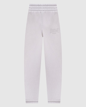 Alexander Wang Белые утепленные джоггеры с принтом логотипа. 4CC2254420