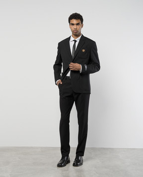 Versace Чорний піджак з вовни з логотипом Medusa '95 10106021A07454