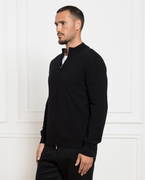 Cashmere&Whiskey Черный кардиган из кашемира MU8671312341R46XL