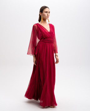 Christian Dior Рожева сукня максі із шовку 111L45A6602