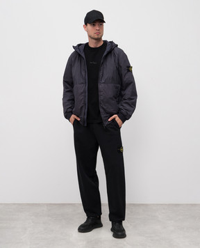 Stone Island Синя куртка з патчем логотипа K2S154100013S0A23
