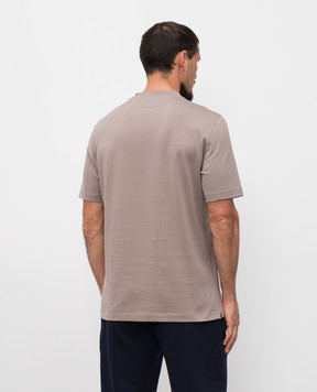 Brunello Cucinelli Черная футболка с принтом M0B138495