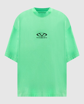 Vetements Зелена футболка з логотипом UA66TR600Ew