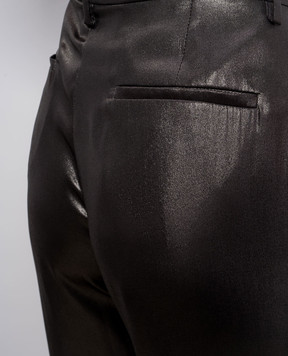 Brunello Cucinelli Серебряные брюки из шелка MB913P1713