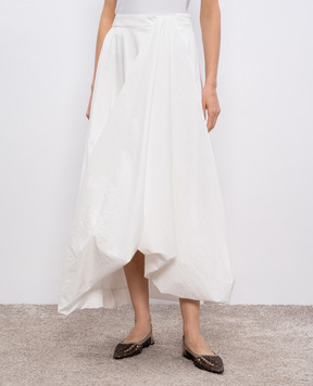 Brunello Cucinelli Біла спідниця міді M0F79G3812