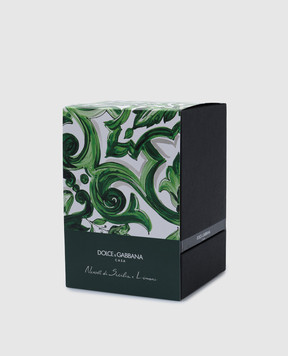 Dolce&Gabbana Свеча с ароматом сицилийского нероли и лимона в фарфоровом подсвечнике TCC113TCAHZ