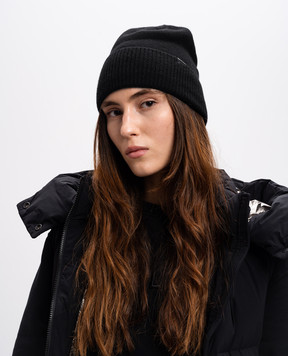Woolrich Чорна шапка з кашеміру CFWWAC0177FRUF0668