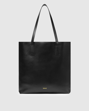 Versace Чорна шкіряна сумка тоут La Medusa 10200041A14675