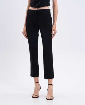 Alexander McQueen Чорні чіноси з вовни 830041QJAAC