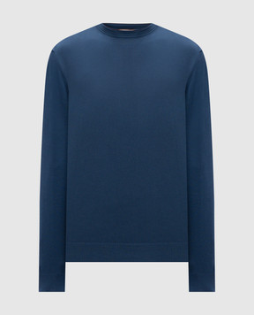 Canali Синий джемпер MK02261C1055