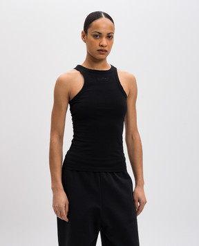 Vetements Черный топ с логотипом UA66TO620Bw