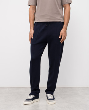 Brunello Cucinelli Синие джогеры MM8313263G