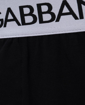 Dolce&Gabbana Чорні труси з логотипом M4B99JONN97