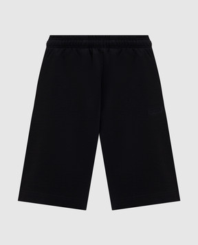 Vetements Чорні шорти з вишивкою логотипа UA66SS610Bw