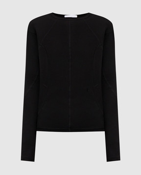 Helmut Lang Черный лонгслив с логотипом P02HW511