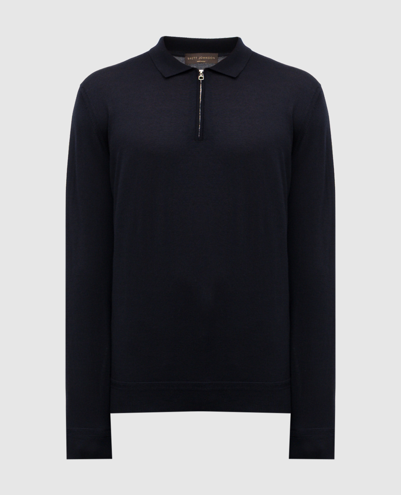 

Синее поло из шерсти, Синий, Поло