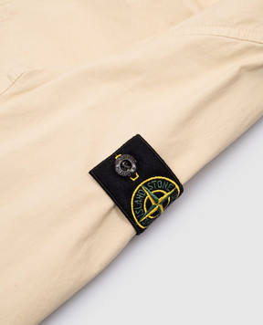 Stone Island Детская желтая куртка с патчем логотипа K1S164100006S000114