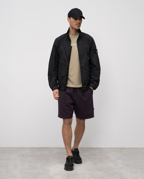 Stone Island Бежевая футболка с принтом логотип логотип. K1S152100020S0080