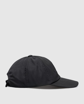 Palm Angels Черная кепка с вышивкой логотипа PWLB032S25FAB001