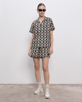 Moncler Шорти в принт з нашивкою логотипа K10932B00023598H6