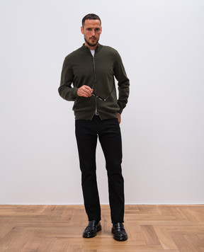 Cashmere&Whiskey Зеленый кардиган из кашемира MU8671312341R