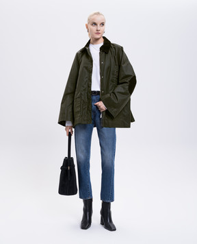 Toteme Зеленая куртка 244WRO4722FB0320