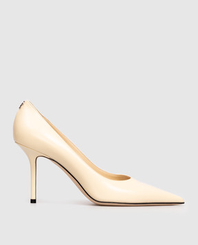 Jimmy Choo Бежевые кожаные туфли Love LOVE85ZNU