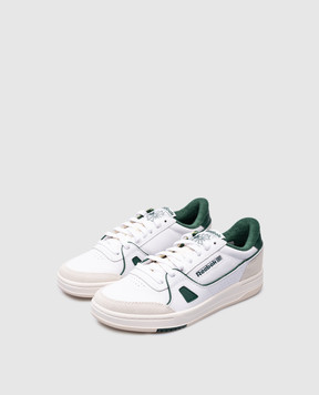 Reebok + NGG Зелені шкіряні кросівки LT Court з логотипом RMIA04UC99LEA001