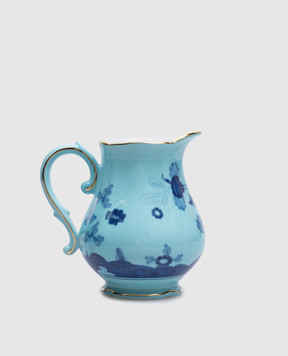 Ginori 1735 Голубой фарфоровый молочник из коллекции Oriente Italiano 003RG00FLT000G00124300