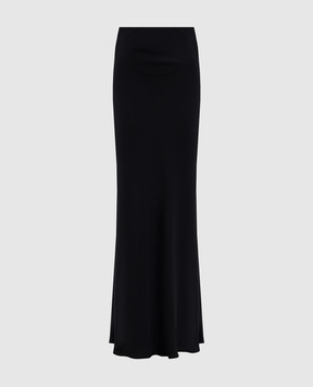 Twinset Черная юбка макси с логотипом 251TT2193