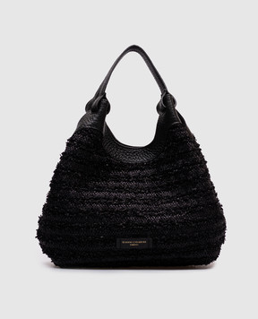 Gianni Chiarini Чорна сумка-тоут DUА BS11119FROU