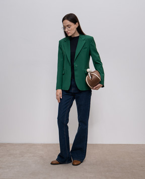 Max Mara Синя футболка EGIDIO з вовни EGIDIO