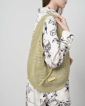 Gianni Chiarini Зелена ажурна сумка-хобо EUFORIA BS10816SMCRH