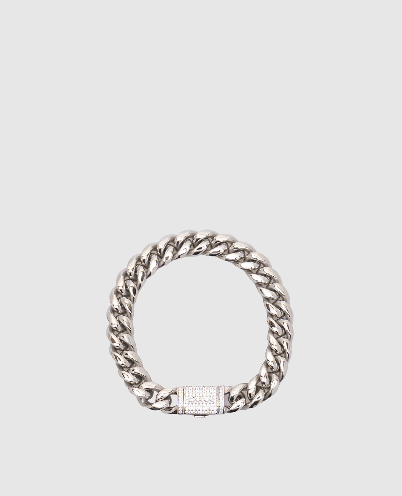 

Серебристый браслет-цепочка Cutting Edge с кристаллами, Браслеты