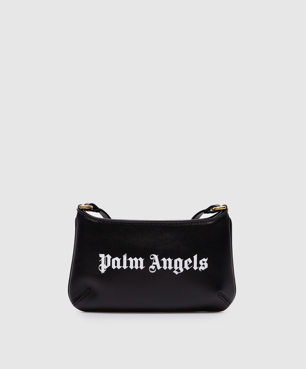 Palm Angels - Черная кожаная сумка кросс-боди Gorgina с логотипом