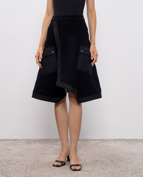 3.1 Phillip Lim Чорна спідниця з вовною P25270471TSM