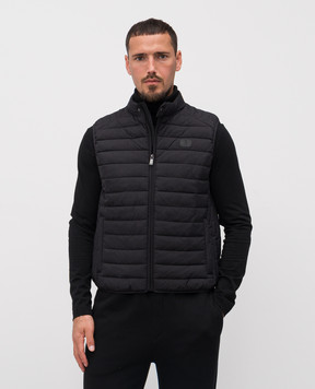 Trussardi Черный жилет с эмблемой F006M000011NMO802N10