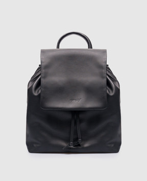 Marsell Черный кожаный рюкзак Pattina MB0457091