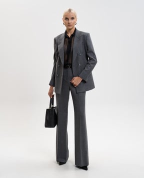 Tom Ford Сірі штани кльош з вовни PAW584FAX1281