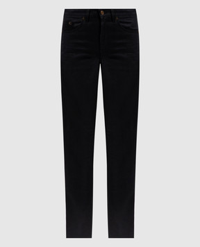 Saint Laurent Черные джинсы скини 527379