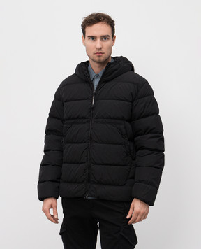 C.P. Company Черный стеганый пуховик MOW011A005904G