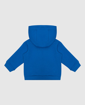 Balmain Дитяча синя спортивна куртка з логотипом BW4600Z1753